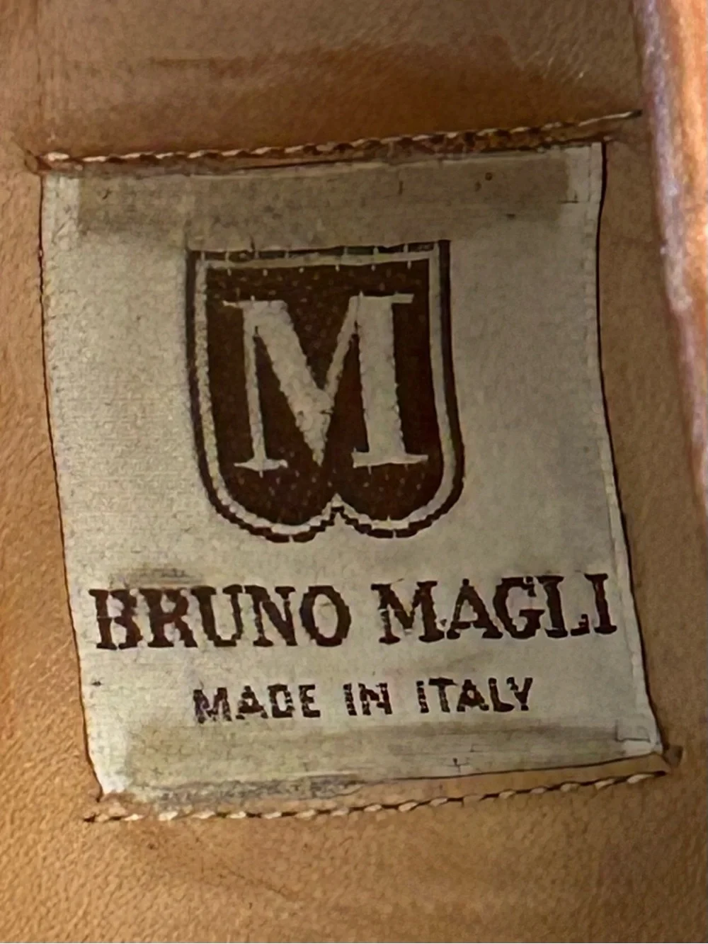 Bruno Magli Made In Italy Women’s Brown Leather Loafers Shoes Size 9.5
